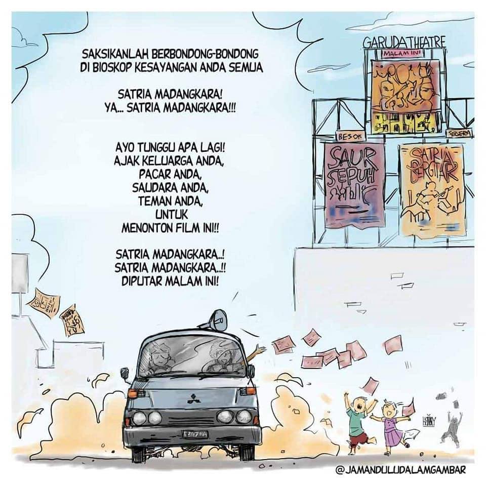 FAWParera's tweet photo. Mobil reklame bioskop sinar, pusaka dan century di kota cianjur tercintaaaa (jaman dulu..), lewat persis depan rmh di salakopi.
Trus pergi nongton, pulangnya mampir makan bakso dulu sama Teh Fini https://t.co/6jOnXHWZnK