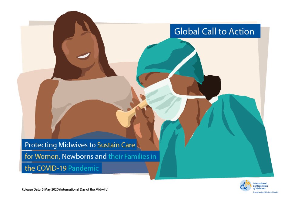 world_midwives's tweet photo. In partnership with @UNFPA, we've launched a series of calls to action to ensure the protection of midwives, women + newborns during the #COVID19 pandemic.
📍Click here to access the statement: https://t.co/SbhVIL4mVi
📍Click here to sign the statement: https://t.co/JXB9eBVAl7 https://t.co/4SHXhoQp4Q
