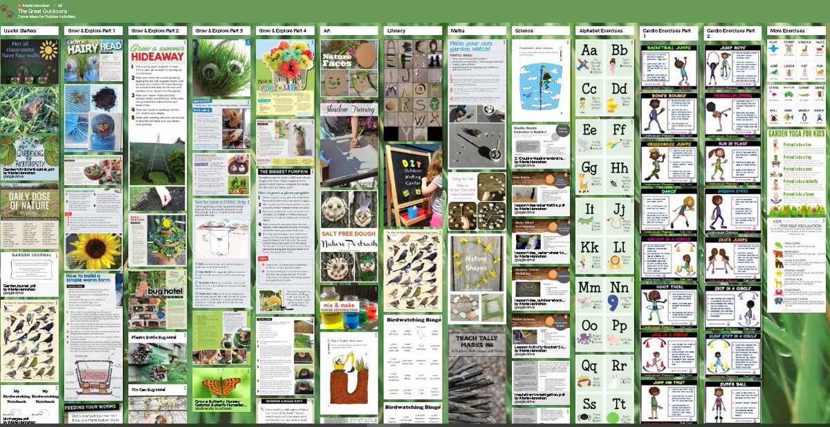 BallygiblinNS's tweet photo. Three Padlets to use in May: 📚‘Educational Resource Bank’💻https://t.co/Ja8nbH5H3G 
🐝‘The Great Outdoors’🌿https://t.co/8UCShcOtzj 
🏃‍♀️‘Active Breaks’🏃 https://t.co/l66MU1QIbs 
@padlet #edshareie #StaySafeStayHome https://t.co/RsrTmYQ115