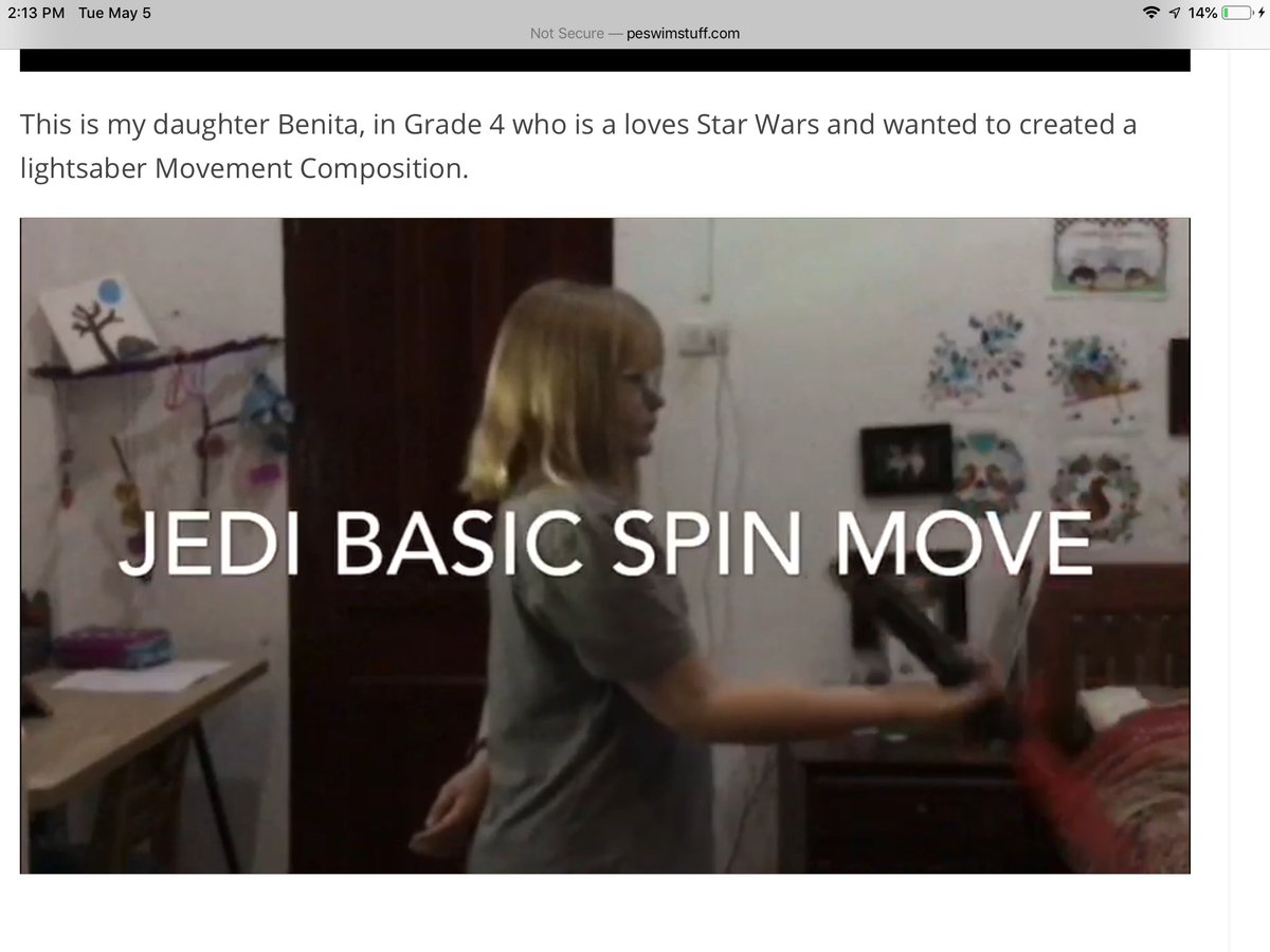 PEswimstuff's tweet photo. Online/distance unit - Movement Composition. Week 2 update with plans, instructions, reflections and videos. If you are looking to run a unit online, this is working! https://t.co/ejGLxZSxF4 #HPEatHome #PhysEd #onlinelearning #pegeeks #vislao https://t.co/NNZdilb2GJ