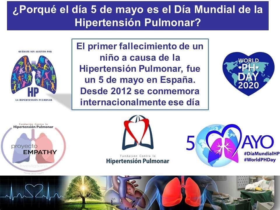 5 de mayo, Día Internacional de la Hipertensión Pulmonar. 