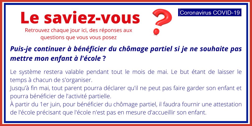 🤔❓ #Covid et #Confinement, des questions ? ⬇️
Toutes les infos 👉 gouvernement.fr/info-coronavir… ➕ economie.gouv.fr/covid19-soutie…