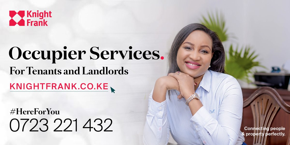 The Occupier Services team is #hereforyou for all your occupational needs. Get in touch with us! #StayConnected #KnightFrankKenya
