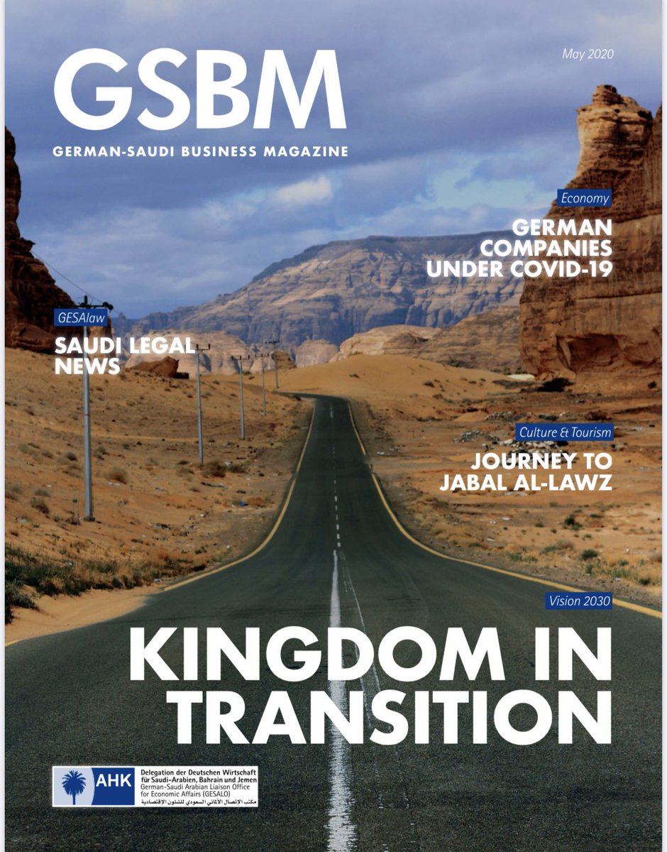 ahksaudi's tweet photo. Read our latest issue of the #GSBM now online! Business News from #Saudi, #Bahrain and #Germany! 🔻https://t.co/OKpTagUaR1
#PartnerForKSA #PartnerForBahrain https://t.co/c0K3FAxGEw