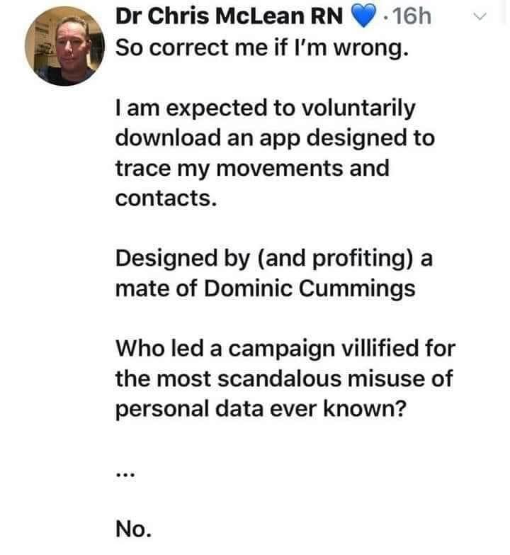 carolJhedges's tweet image. From Facebook:

And I agree

  #NHSApp