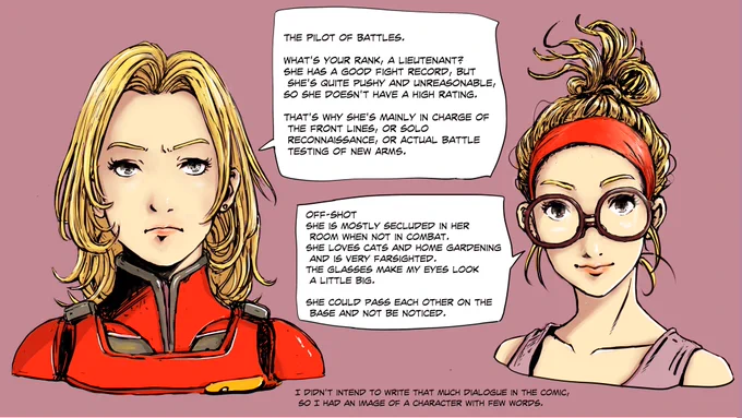 【Character Setting 01 of the Comics】revised version
The image of the character's face was different from the comic, so I redrew it.
What do you think?
Also, the translation and some settings were wrong, so I fixed it.

#diaclone #comic #CLIPSTUDIO #ipad #ダイアクロン 