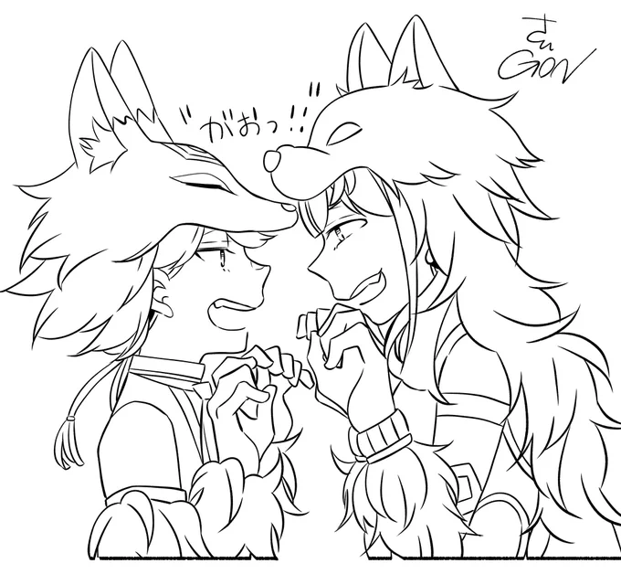 ⭐️SETUNAさん(@ALA_ALBA15)リクエスト⭐️
ふたかお??
#エアコミケ 
