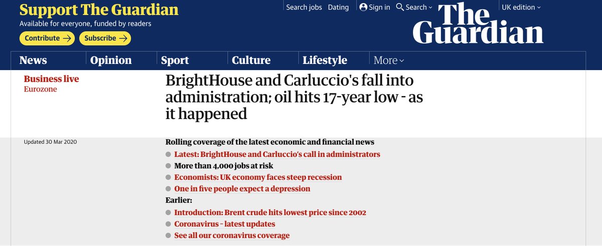 to make their story solid and reliable. And yes we build links in this way! For example ... Brighthouse went into administration and we offered a comment from Ask Traders (forex trading and stocks and share market) and landed on The Guardian with a link (and followed)