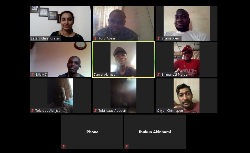 DanielAkinjise's tweet photo. Yesterday session with Sakshi Chandraakar was really engaging, as she spoke about how covid19 affects young people in #Nigeria and #India. We had over 90minutes of insightful session led by @DanielAkinjise #TuesdayMotivation #tadinitiative #photooftheday #Empoweredyouths https://t.co/59rarqkEf1