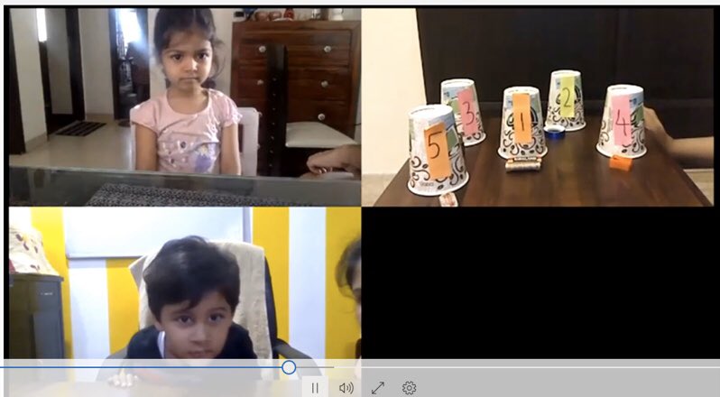 AggarwalAnanta's tweet photo. Nursery Ss played memory game with different variations as part of their play unit #earlyyears #PlayTogether #pyp #playunit #EYMatters #virtuallearning #nursery #playbasedlearning @AneeshaSahni @deepa_nanda @Prometheus_Edu https://t.co/wkIcAvW2au