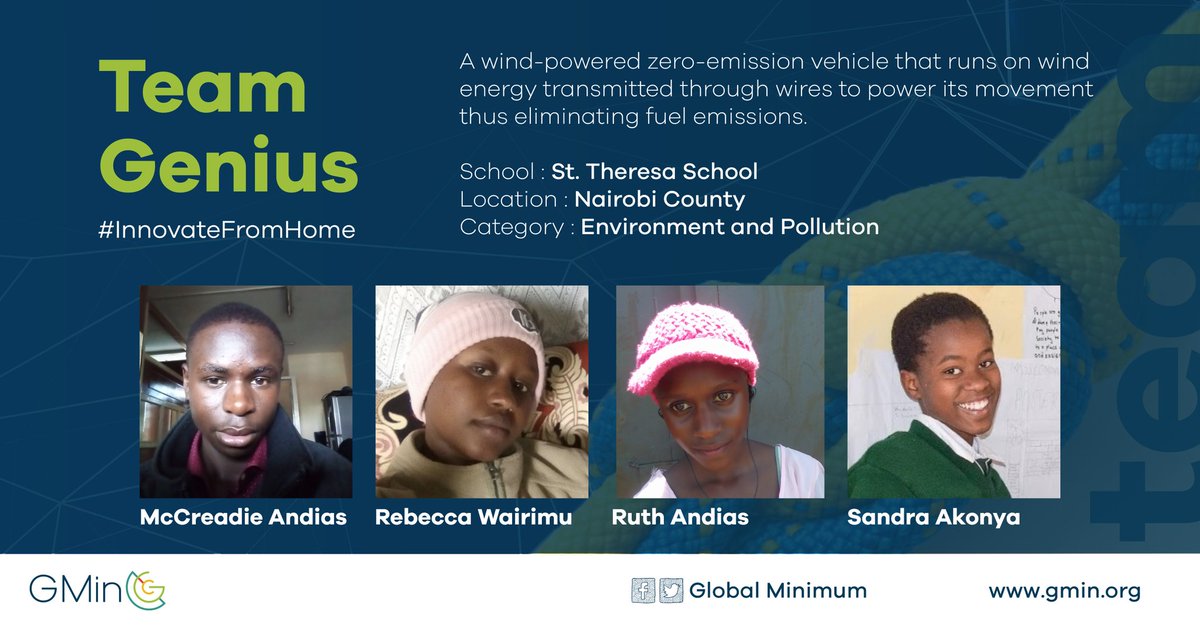 InnovateKenya's tweet photo. This team wants to tackle air pollution caused by exhaust from vehicles.

#InnovateFromHome https://t.co/XsVQRIUXHb