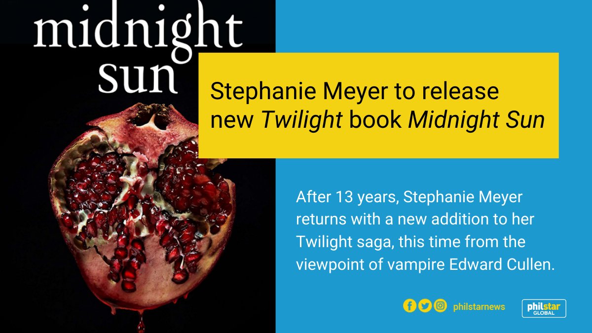 on Twitter "Twilight fans rejoice! Stephanie Meyer's
