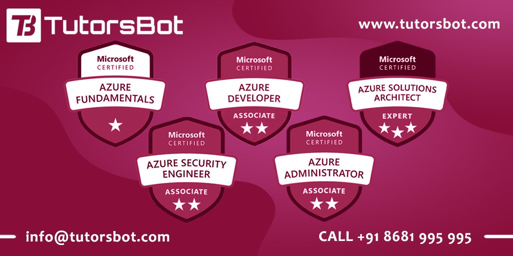 tutorsbot's tweet photo. Microsoft Azure Certification Training will be provided with placement support.
https://t.co/mtFVTZdxWZ

#traininginchennai  #azuretraininginchennai #devopstraininginchennai #Training #DevOps #react #Angular #Azure #tutorsbot #course #microsoftazure #azuretraining #cetification https://t.co/qxyuKao0Ku