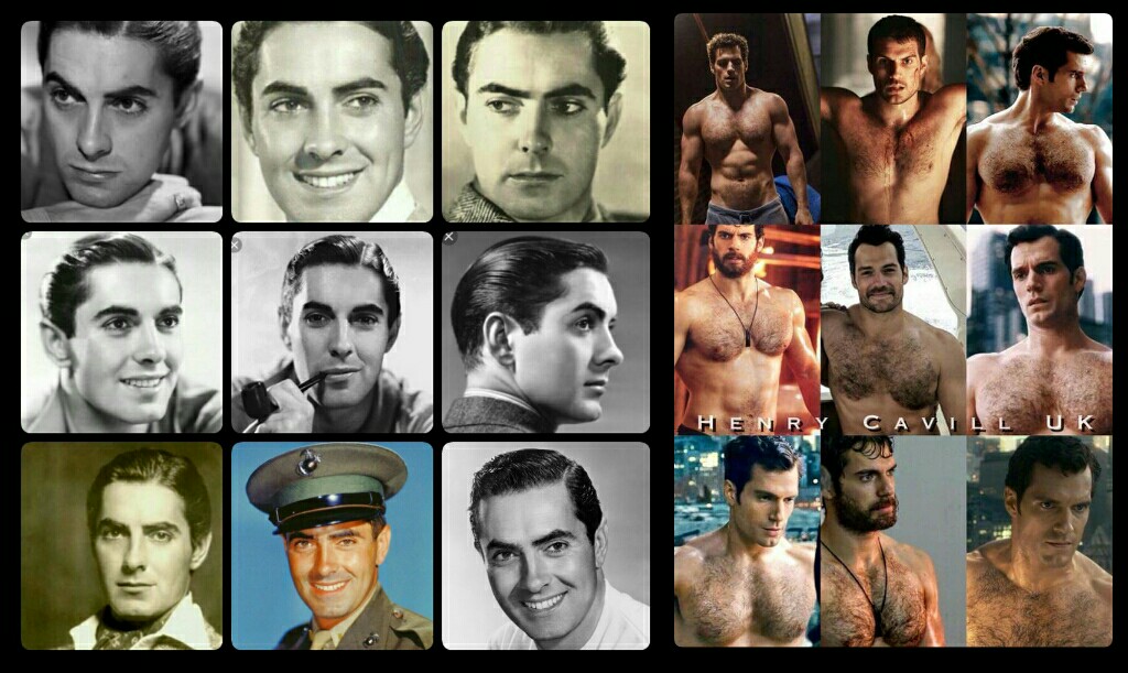 Happy birthday, Tyrone Power and Henry Cavill!   