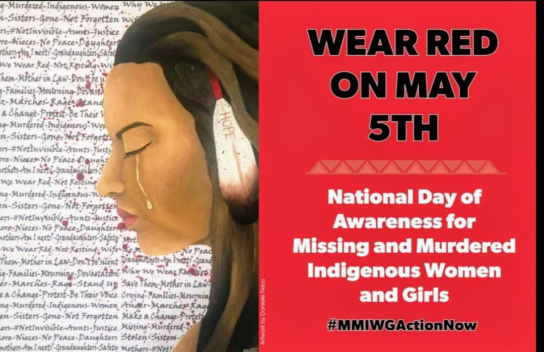 mohanty_sushree's tweet photo. I wear RED to honor the lives of our native sister and help shed some light on the countless tragedies. #useyourvoice, #raiseawareness and #Supportindigenouswomen &girl #WearRedtoSupport. #NationalDayofAwareness @kissfoundation @Dwitivikram @alumni_kaa https://t.co/ZvcUgJ2cu2