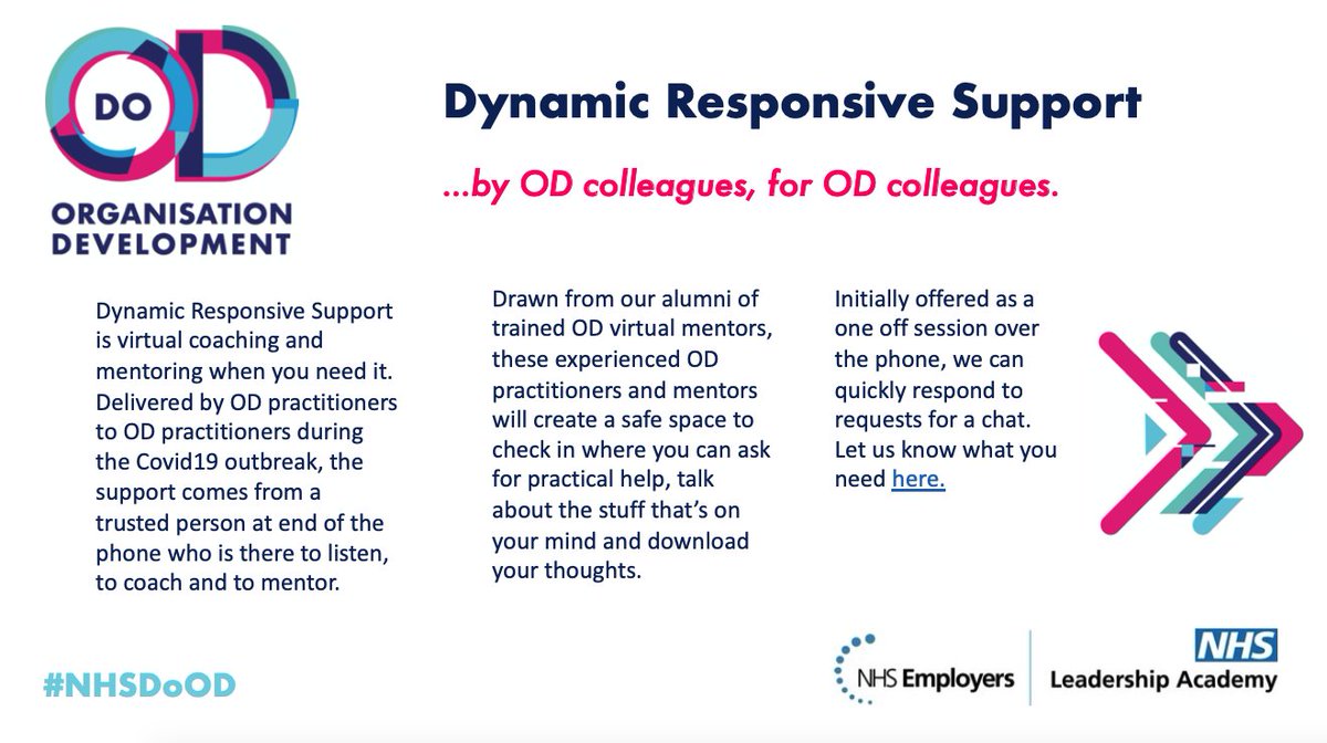 Yesterday we launched our new Dynamic Responsive Support offer, for OD colleagues by OD colleagues. These one-off coaching / mentoring sessions can provide practical help &amp; support for your OD work when you need it. surveymonkey.co.uk/r/dynamicsuppo…