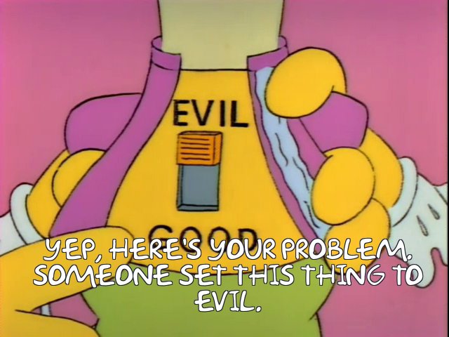 S4E5. Treehouse of Horror III.The cursed frogurt, the King Kong parody, Bart raises the dead and the most risqué joke ever told in 600-odd episodes. "I remember when Al Jolson ran amok in the winter garden and climbed the Chrystler Building."     