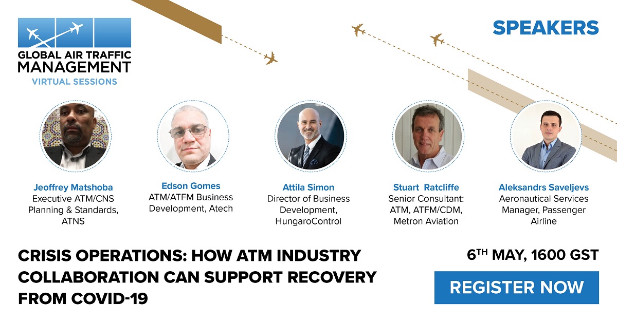 Tarsus F&E ME (@tarsusfeme) on Twitter photo Join #GATM2020 webinar on 6 May where we focus on crisis operations and discuss best operational strategies to support the #airtraffic management industry in recovering from COVID-19 impact. Register Here: ow.ly/wZ9L50zvgjq
<a href="/ATNSSA/">ATNS</a> <a href="/HungaroControl/">HungaroControl</a> <a href="/metronaviation/">Metron Aviation</a> <a href="/emirates/">Emirates</a> Join #GATM2020 webinar on 6 May where we focus on crisis operations and discuss best operational strategies to support the #airtraffic management industry in recovering from COVID-19 impact. Register Here: ow.ly/wZ9L50zvgjq
<a href="/ATNSSA/">ATNS</a> <a href="/HungaroControl/">HungaroControl</a> <a href="/metronaviation/">Metron Aviation</a> <a href="/emirates/">Emirates</a>