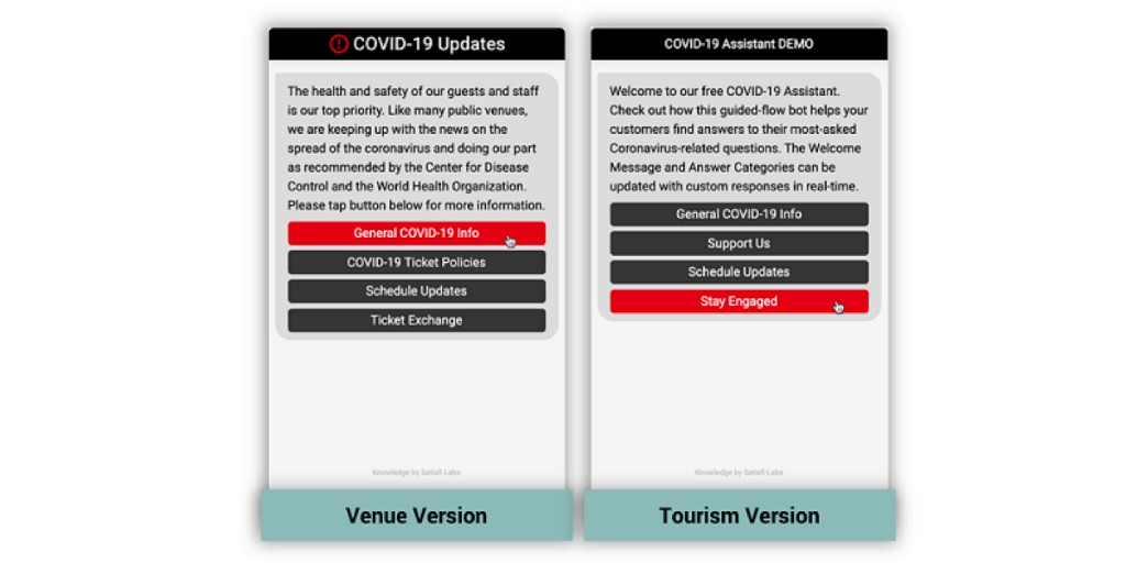 _tappit's tweet photo. "During these uncertain times, we know it’s important for our partners to address pressing questions from their customers about how #coronavirus is affecting their favourite #events, shows & games."- says cofounder of a free #AI assistant: https://t.co/VmJw2z9jWi #EventAid #Covid https://t.co/bK7CDIKoOn
