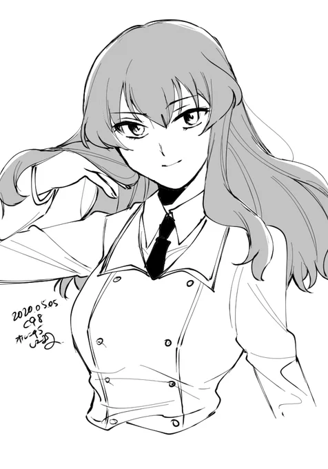 マジノ女学院 エクレール様 #エアスケブ 