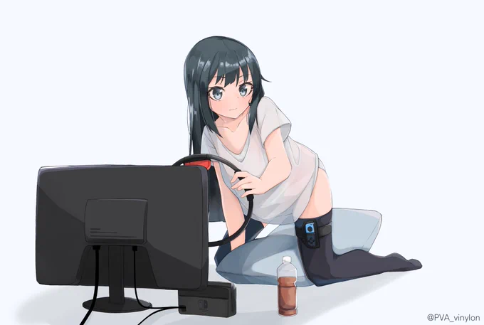 司令官も一緒にやりませんか?

#艦これ
#朝潮 