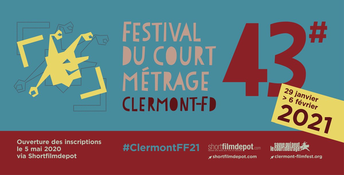 LeCourtClermont's tweet photo. ⚠️🎬 Le #ClermontFF21 aura lieu du 29 janvier au 6 février et les inscriptions sont ouvertes ! Vous pouvez envoyer vos courts métrages gratuitement via la plateforme @Shortfilmdepot.

📍 Les règlements ➡️ https://t.co/NUGe1BV43z
📀 Shortfilmdepot ➡️ https://t.co/v0bwCgCZQP https://t.co/HaeuMKhCaj