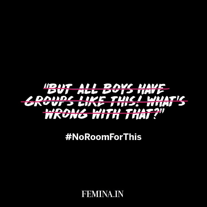 FeminaIndia's tweet photo. If you’re not a part of the solution, you’re part of the problem.
#boyslockeroom #NoRoomForThis https://t.co/s8sQsl8eGF