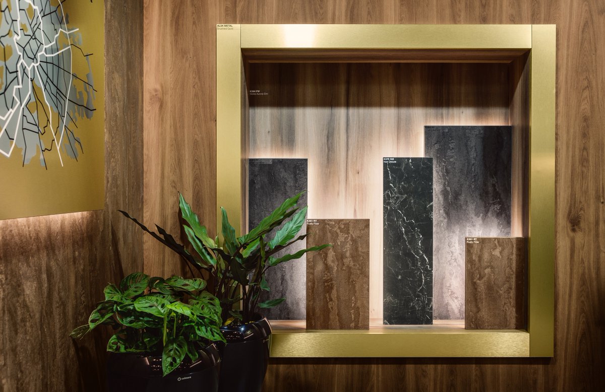 Kronospan's tweet photo. #Trends2021 collection offers you the authentic look of premium materials such as marble, wood and metal that can make your place really stand out. See more: https://t.co/jDXEeasket

#Kronospan #Kronodesign #StoneAuroraElm #CharcoalFlow #RustyFlow #NoirDeluxe  #BrandyCastelloOak https://t.co/yHxLXW0V77
