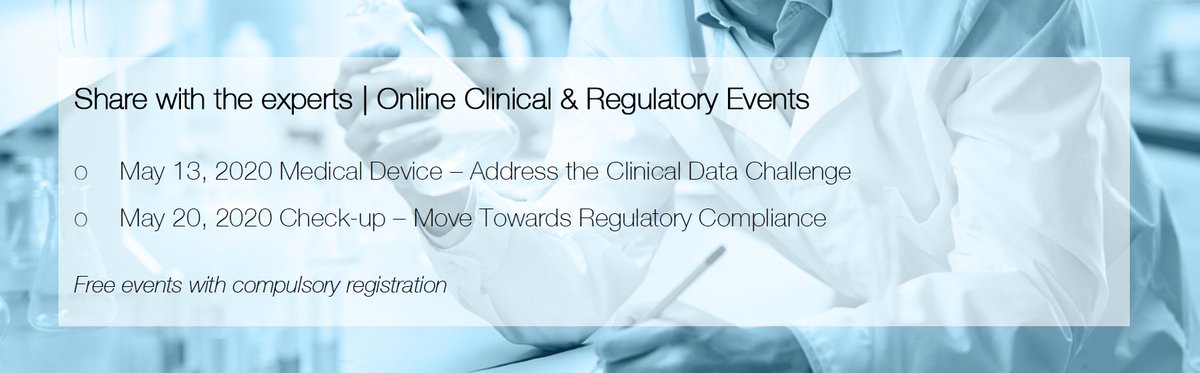MedideeServices's tweet photo. Join us on May 13th to discuss clinical data challenges. Only few places left! - https://t.co/q0NYA6P9zE https://t.co/cYeiFvcsbk