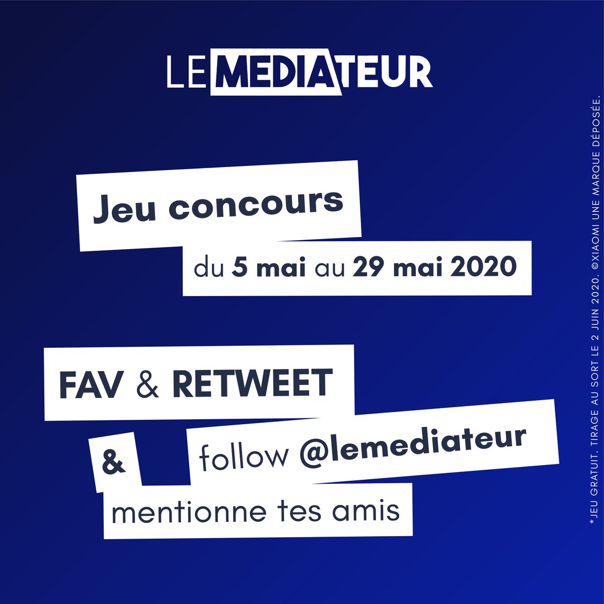 Kapsul_tv's tweet image. 🎁CONCOURS 🎁
Nous vous faisons gagner un bracelet connecté Xiaomi Mi Band 4 ! 

Pour participer : 
- FAV + RT cette publication 
- Follow @lemediateurtv
- Mentionne tes amis 🙋🏻‍♂️🙋🏽‍♀️

Bonne chance 🍀