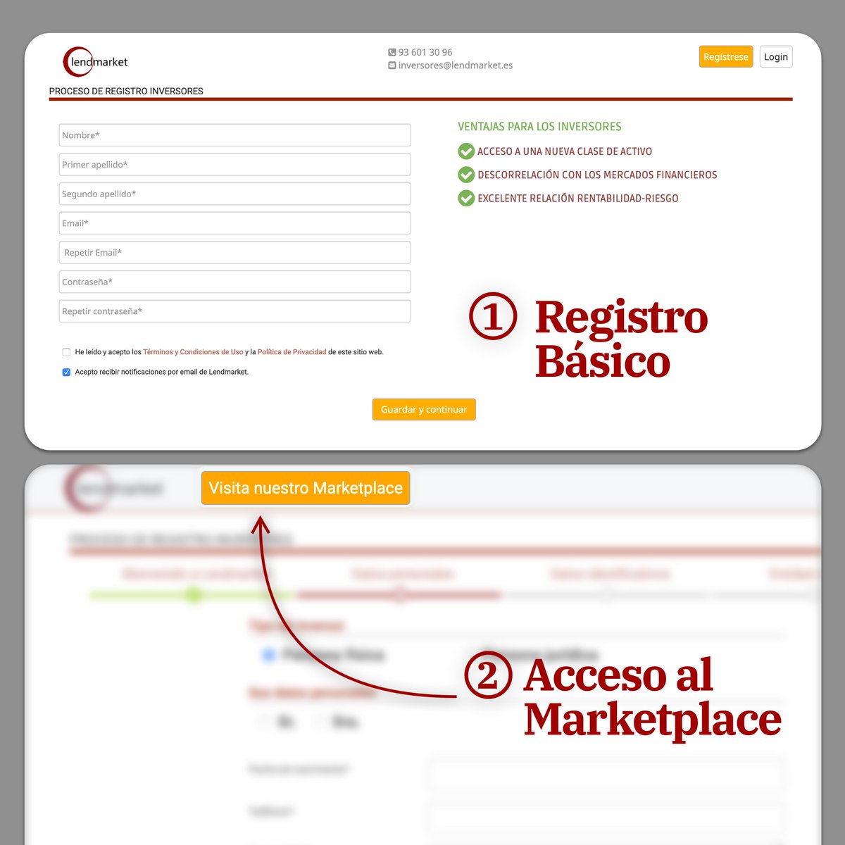 En <a href="/lendmarket/">Lendmarket</a> facilitamos a nuestros inversores el acceso a activos de deuda corporativa. Con tan sólo el nombre, email y generando un password puedes ver las operaciones en nuestro marketplace.

Entra en nuestra web y descubre nuestros productos 👇

market.lendmarket.es/webuser/login2