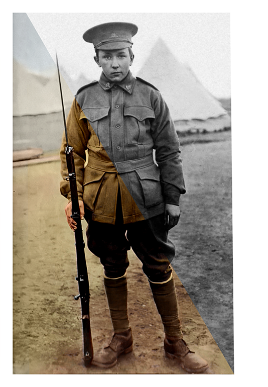 fotorevamp's tweet photo. Alexander William Campbell (26 Feb 1899 –16 May 2002) was the final surviving Australian participant of the Gallipoli campaign during the First World War. He joined the Australian Army at the age of 16 in 1915 #aleccampbell #photorepair #photoediting #photorestoration #Colorized https://t.co/8LGdY1sMaD