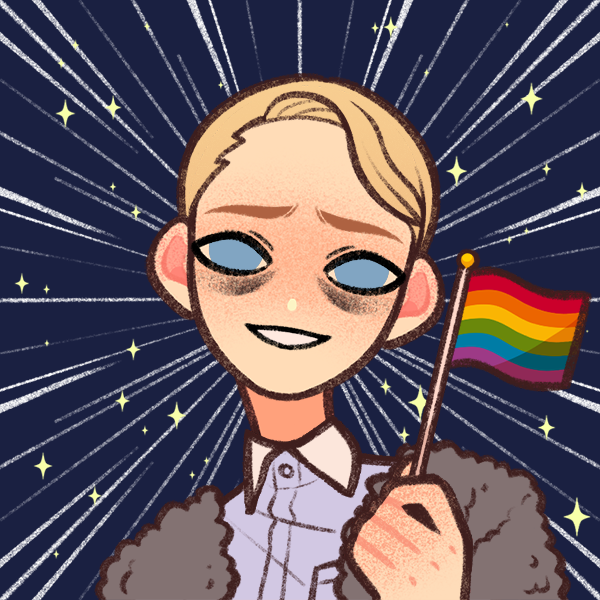 ILoveLeviAck's tweet photo. #Jericrew #DetroitBecomeHuman ! Josh looks like another version of me :( one is enough. I wish you could change the flag colour cause I wanted to give Markus a Bisexuality one but otherwise it's prefect https://t.co/z8kdxHZD9Q