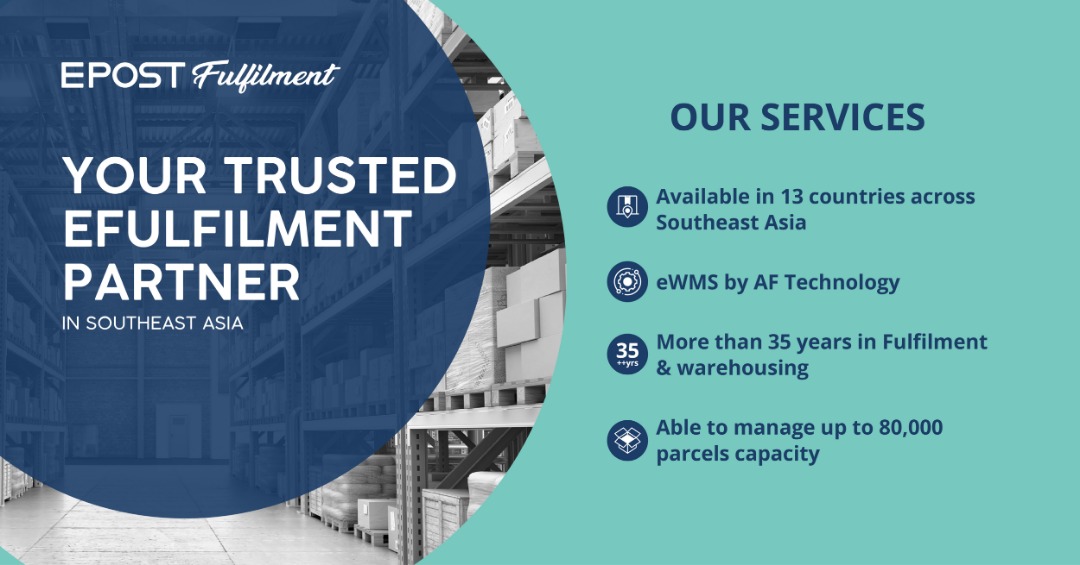 epost_bn's tweet photo. Available in 13 countries, Epost Fulfilment is here to help your business grow across Southeast Asia. With more than 35 years in fulfilment &amp; warehousing, click on the link to get in touch with us now!

Link: https://t.co/sC052mPwbx

#epostfulfilment #efulfilment #epost https://t.co/jto1KmPuAe