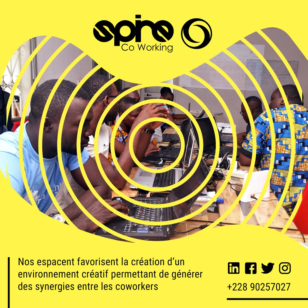 Besoin d'un espace pour travailler à #Lomé ? Nous mettons à votre disposition des espaces de travail qui boostent vos perfomances.  Contactez-nous pour vous installer ! bit.ly/SpireCoWorking
#Coworking #TgTech #Togo