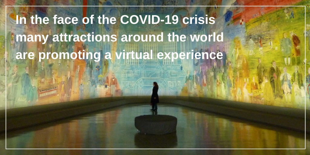 ITB_Berlin's tweet photo. Facing the COVID-19 pandemic, digitalization is accelerating around the globe. Also touristic attractions like museums, theatres &amp; amusement parks created great digital experiences. We've put together a couple of them: https://t.co/cGJNxwpeWH Which ones should we add to the list? https://t.co/yqFfVOYokx