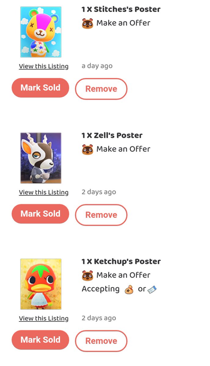reikomorebi's tweet photo. Got a bunch of cute villager's posters for sale on my nookazon (reikomorebi) check them out and DM if you are interested (here you have some examples):
#acnhtrading #acnhtrades #nookazon #nookamazon #AnimalCrossingNewHorizons #acnh #NewHorizons https://t.co/4ve1GCEHo1