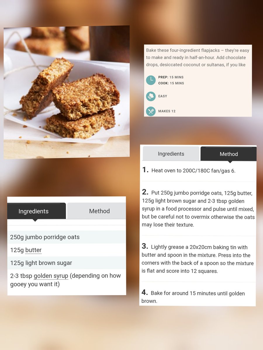 Today's recipe is another Red Cafe reminder and a definite favourite at HG... Flapjack❤️... Really quick &amp; easy to make..enjoy 👩🏽‍🍳👨🏼‍🍳