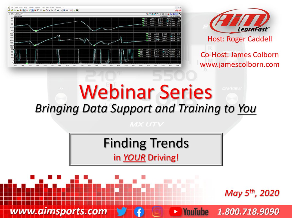 jamescolborn's tweet photo. I'm going to be presented with @aimsports tonight on Trends in your driving. Join us for free here; https://t.co/TQP3vKbl6V https://t.co/JPoX2P2xau