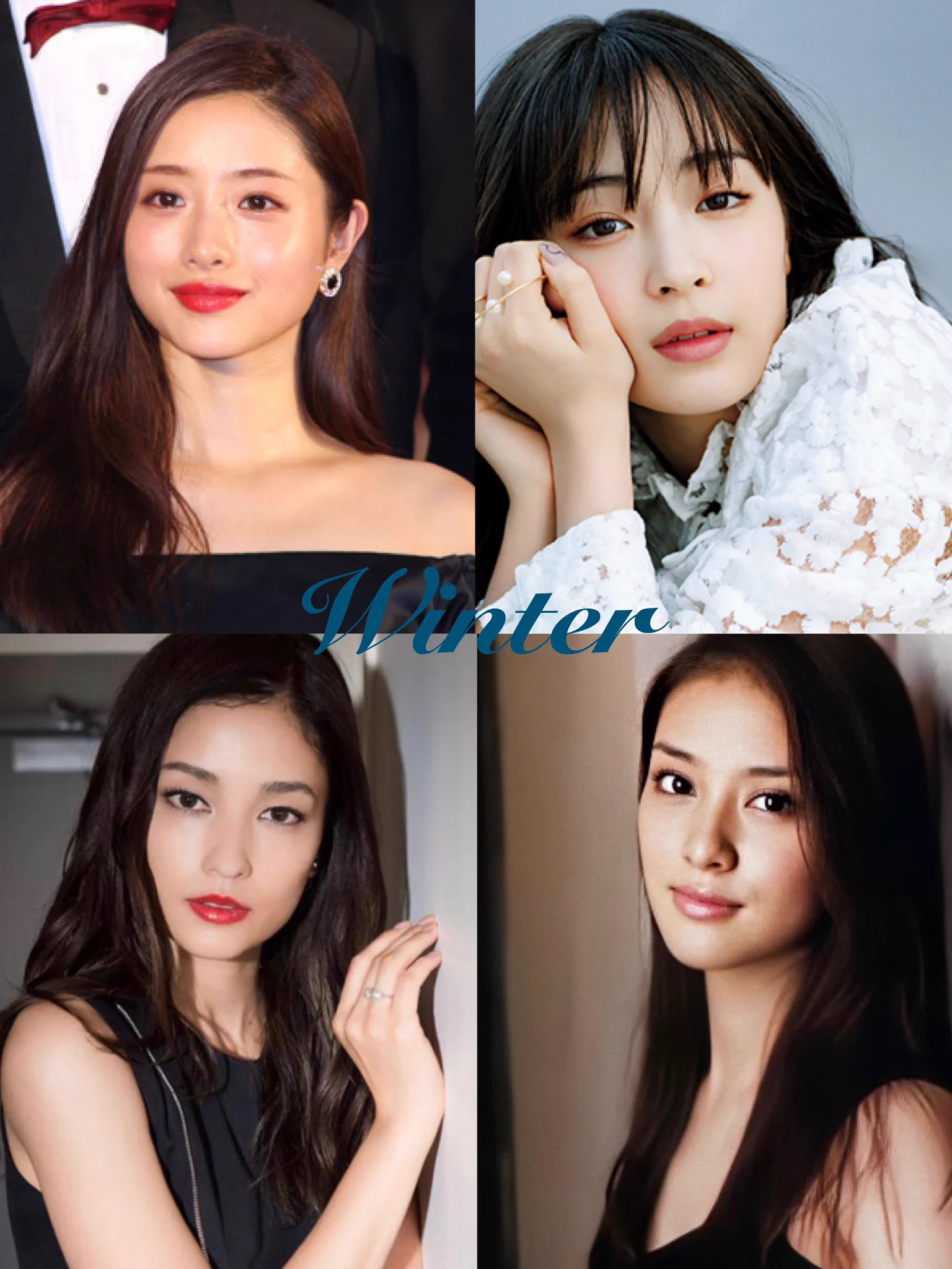 芸能人で分ける春夏秋冬4タイプの「パーソナルカラー」自分のPCの参考にしてみて。