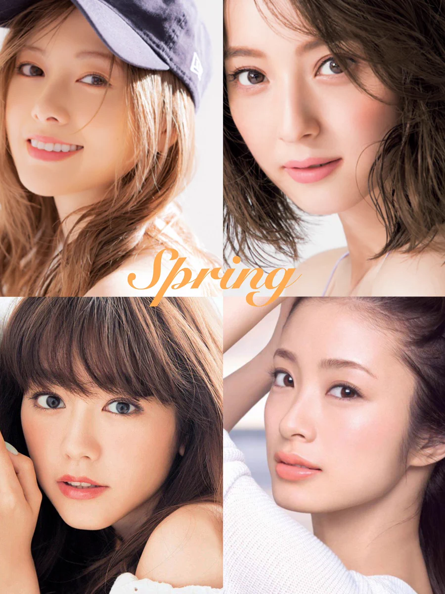 芸能人で分ける春夏秋冬4タイプの「パーソナルカラー」自分のPCの参考にしてみて。