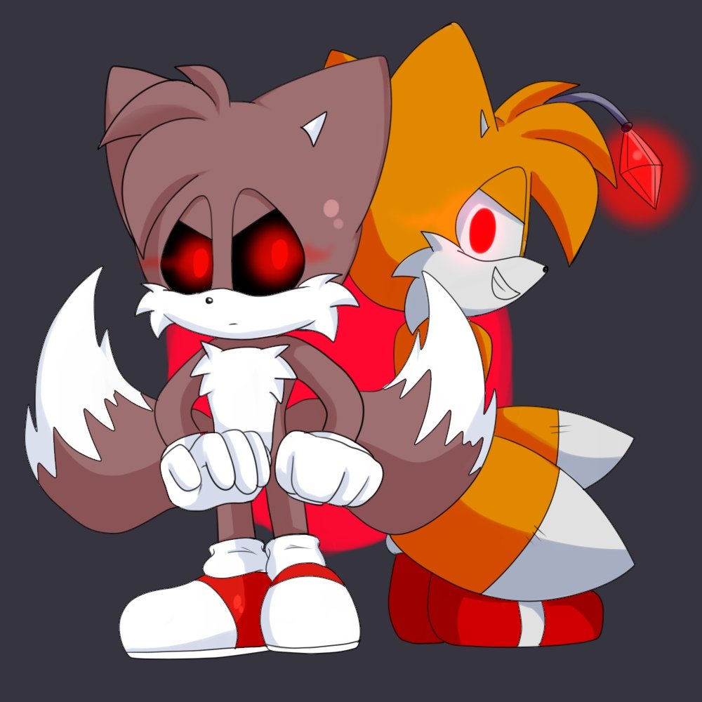 ViFoxy_ 355 on X: Tails exe & Tails Doll 😁🌸  / X