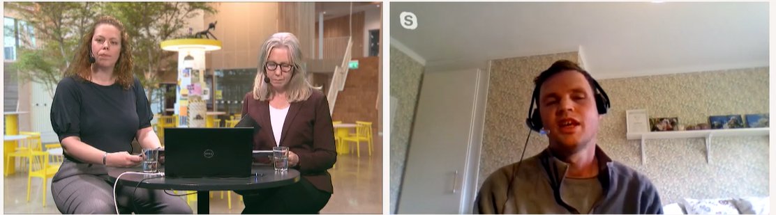 "Planned journalism is a huge challenge now", says David Svanberg at Swedish Radio P4 in Jönköping. "It's impossible to plan more than two days in advance, as everything is constantly changing".