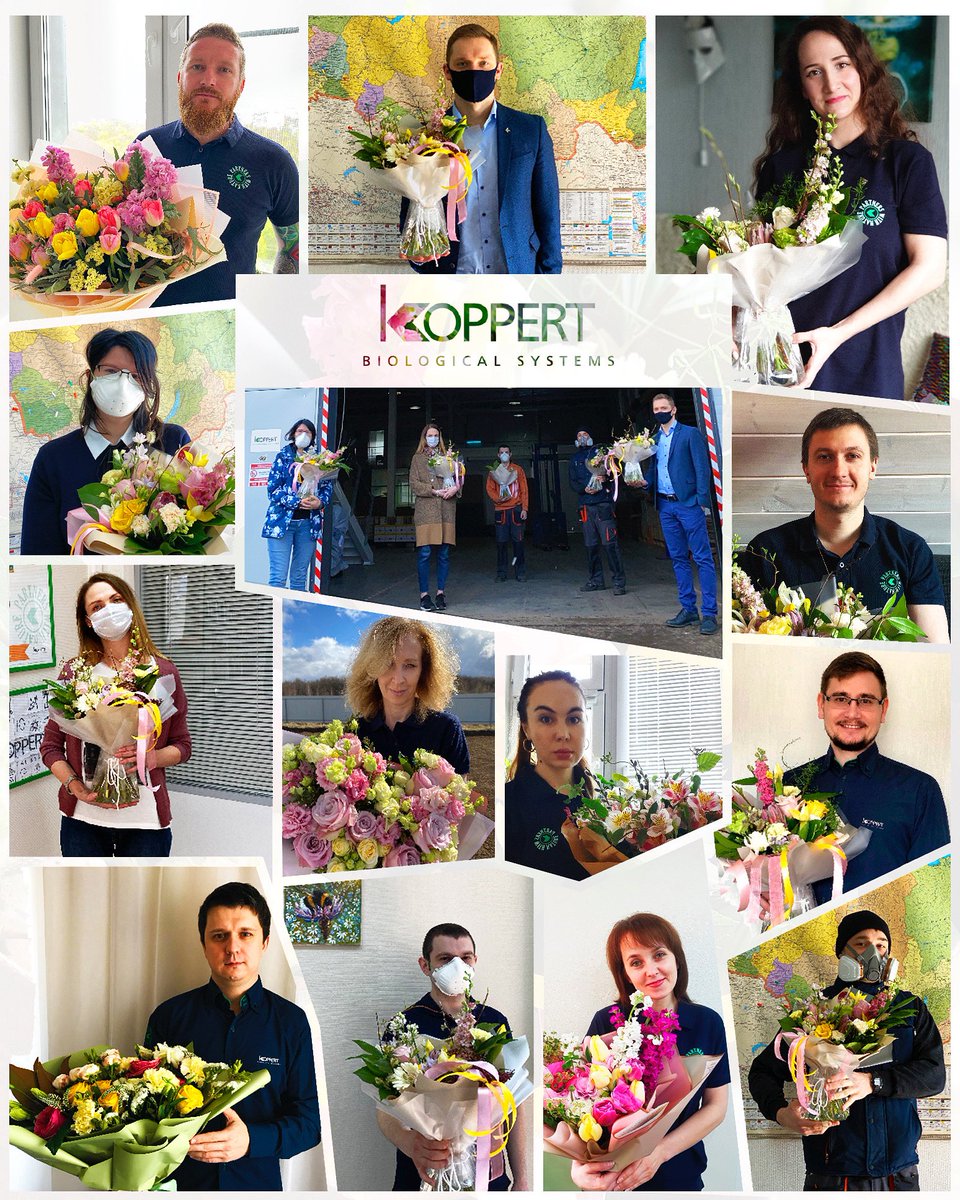 KoppertRUS's tweet photo. КОППЕРТ РУС поддерживает производителей цветочного бизнеса.
Koppert B.V. с коллегами из различных подразделений провели акцию поддержки производителей цветов и поблагодарить своих сотрудников за их усилия в этот трудный период.
#koppert #koppertrus #flowerboostchallenge https://t.co/wVpDEcWYiO