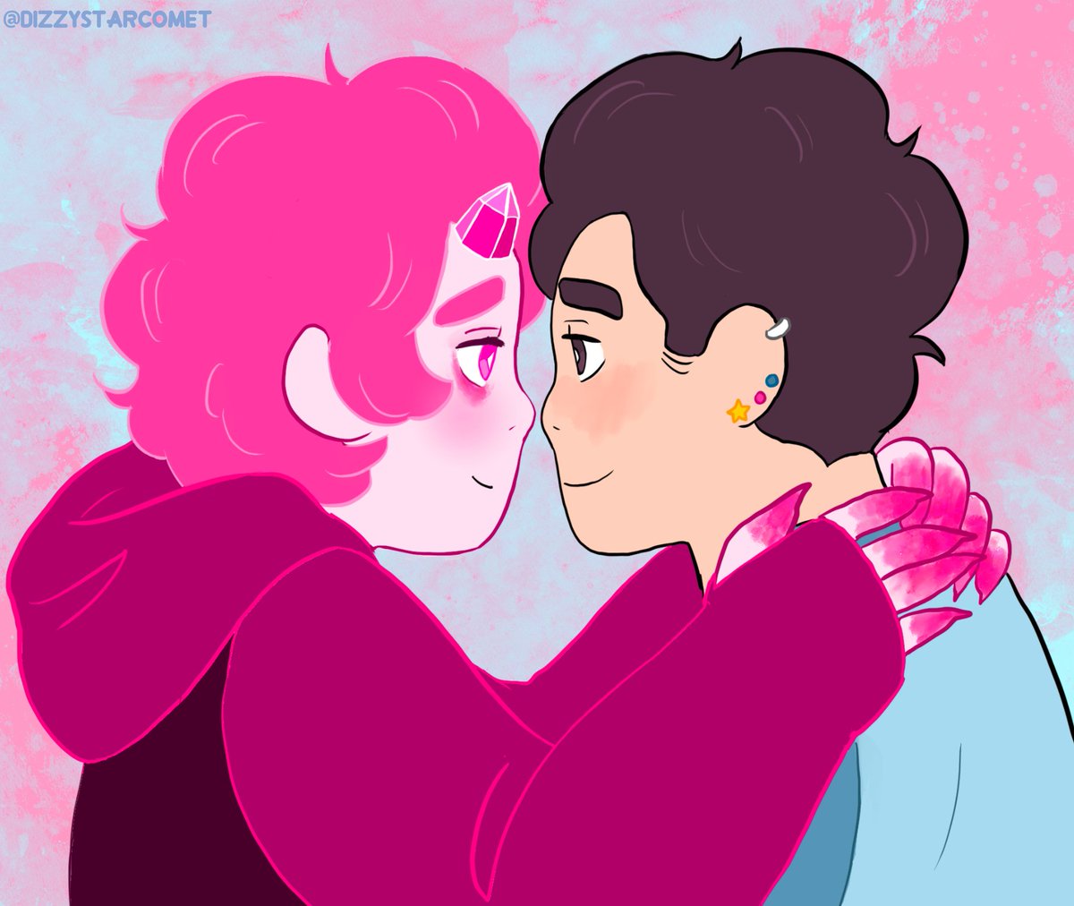 dizzystarcomet's tweet photo. Steven and Pink "Agate" from my fanfic Call Me Yours 
https://t.co/bcnhrdnxNJ https://t.co/J4CoaUxMtK