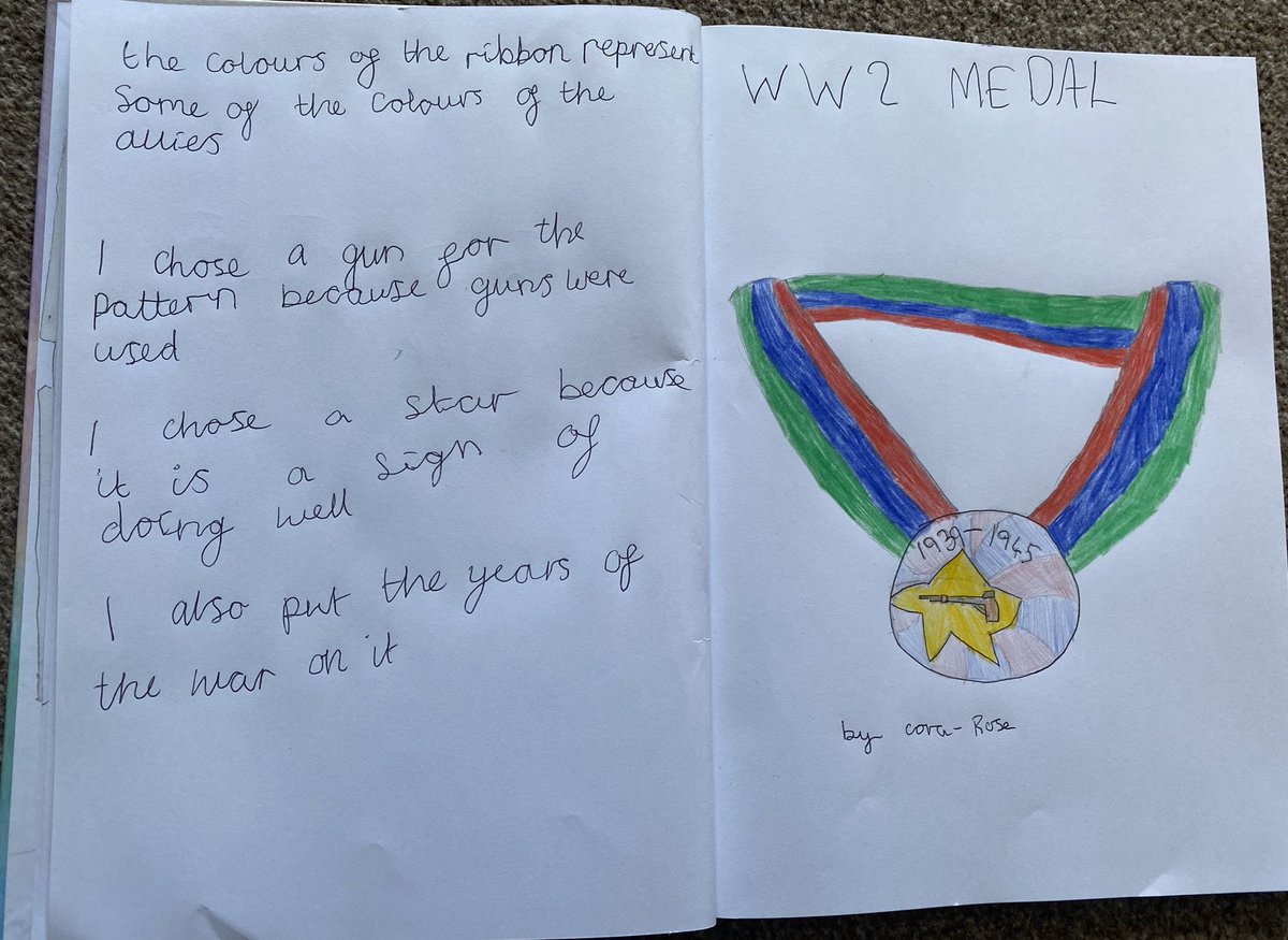 bexcomber's tweet photo. @StAnthony3_4S Cora’s medal design 🏅 https://t.co/KvNn0bLdjy