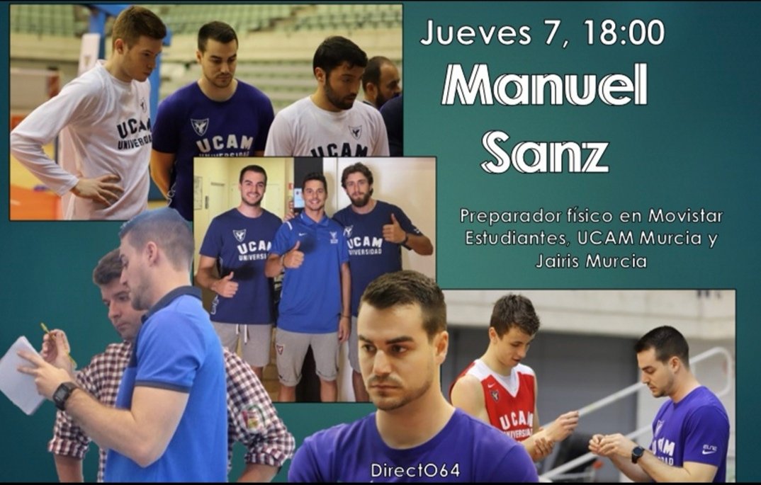 ManuSM6's tweet photo. Esta semana, el jueves, estaré en directo con mis amigos de @COlimpico64. Será un placer charlar sobre baloncesto y poder responder las preguntas que puedan surgir. Espero veros por Instagram! https://t.co/zalwPnJbcp