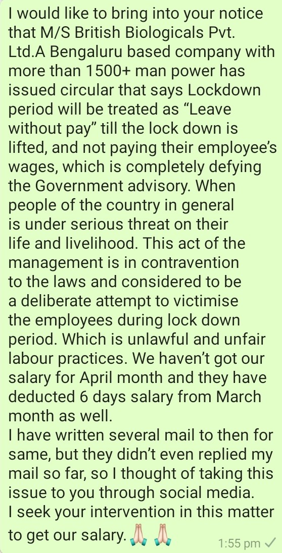 SvishnuDeo's tweet photo. #HelpUsToGetOurSalary https://t.co/p95FZrKWl1