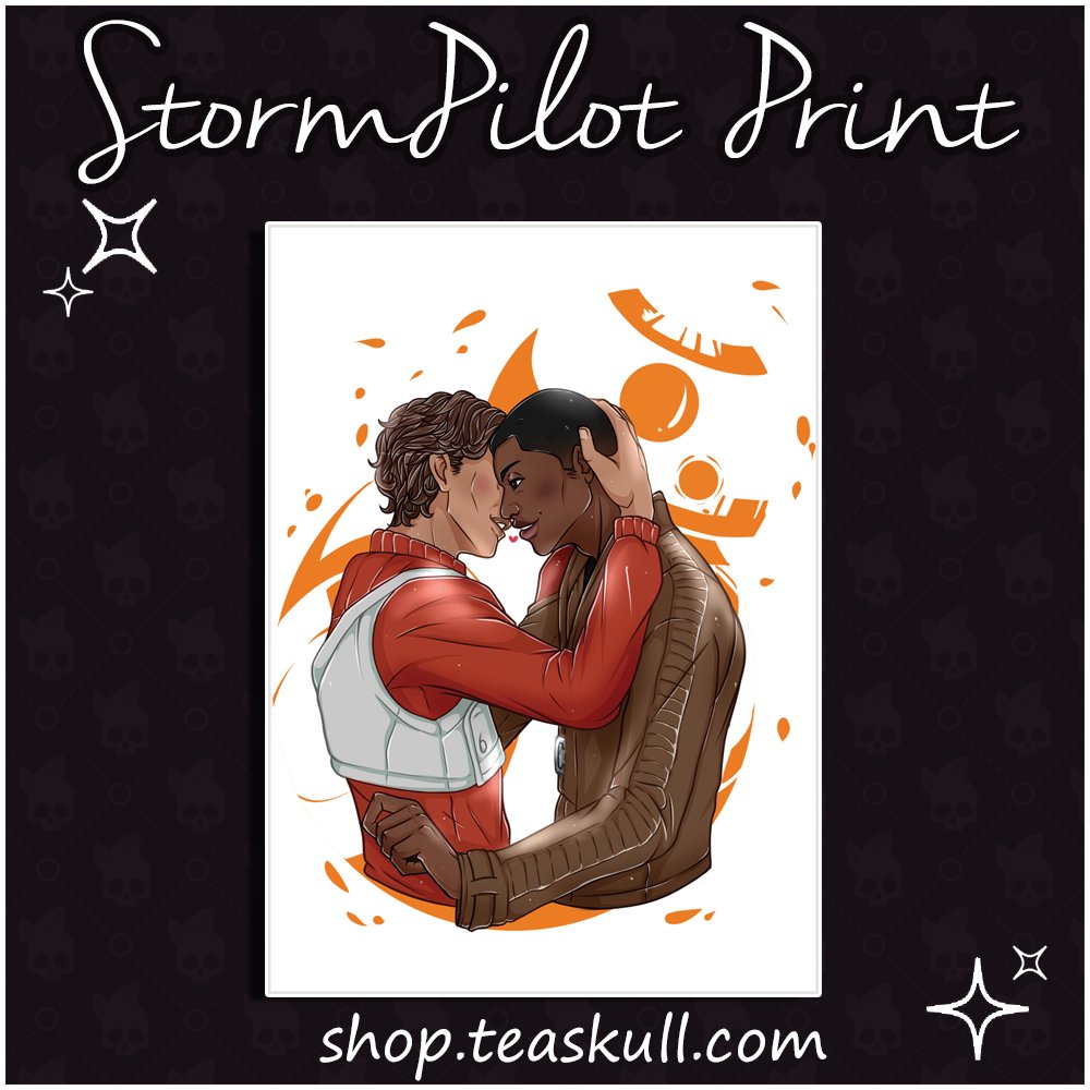 teaskull's tweet photo. I finished this for May 4th its a super old pic from like 2016. Anyways if you like this print or a few other Star Wars merch you can find them on my shop.
#StarWarsDay #stormpilot #poedameron #finn #merch #onlinestore #teaskull https://t.co/8uawG391fe