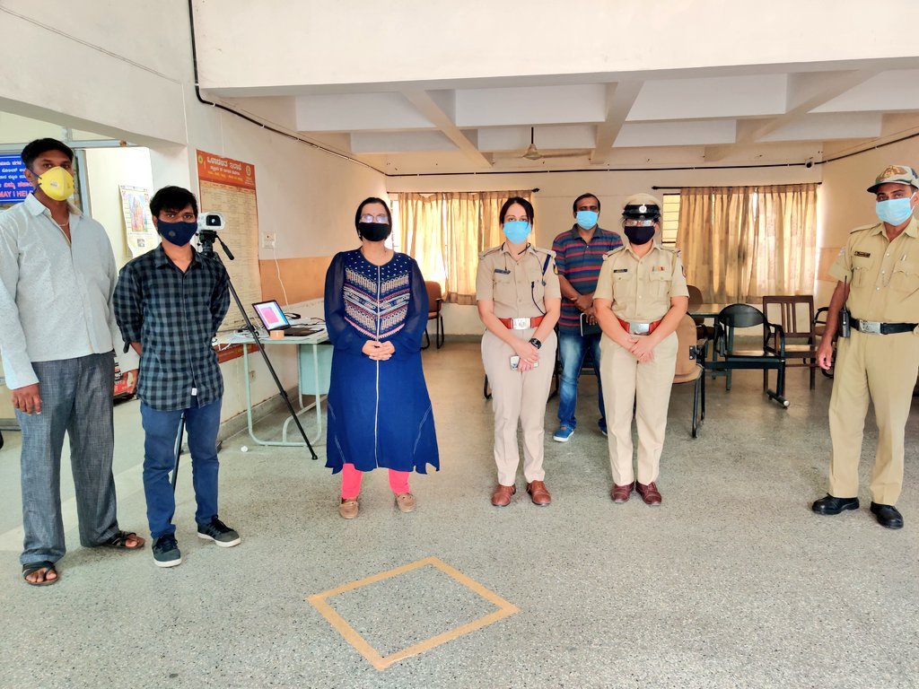 NIRAMAI FeverTest installed at the office of District Commissioner of Police, Bangalore, for automated Covid screening. #COVID19 #COVID19India